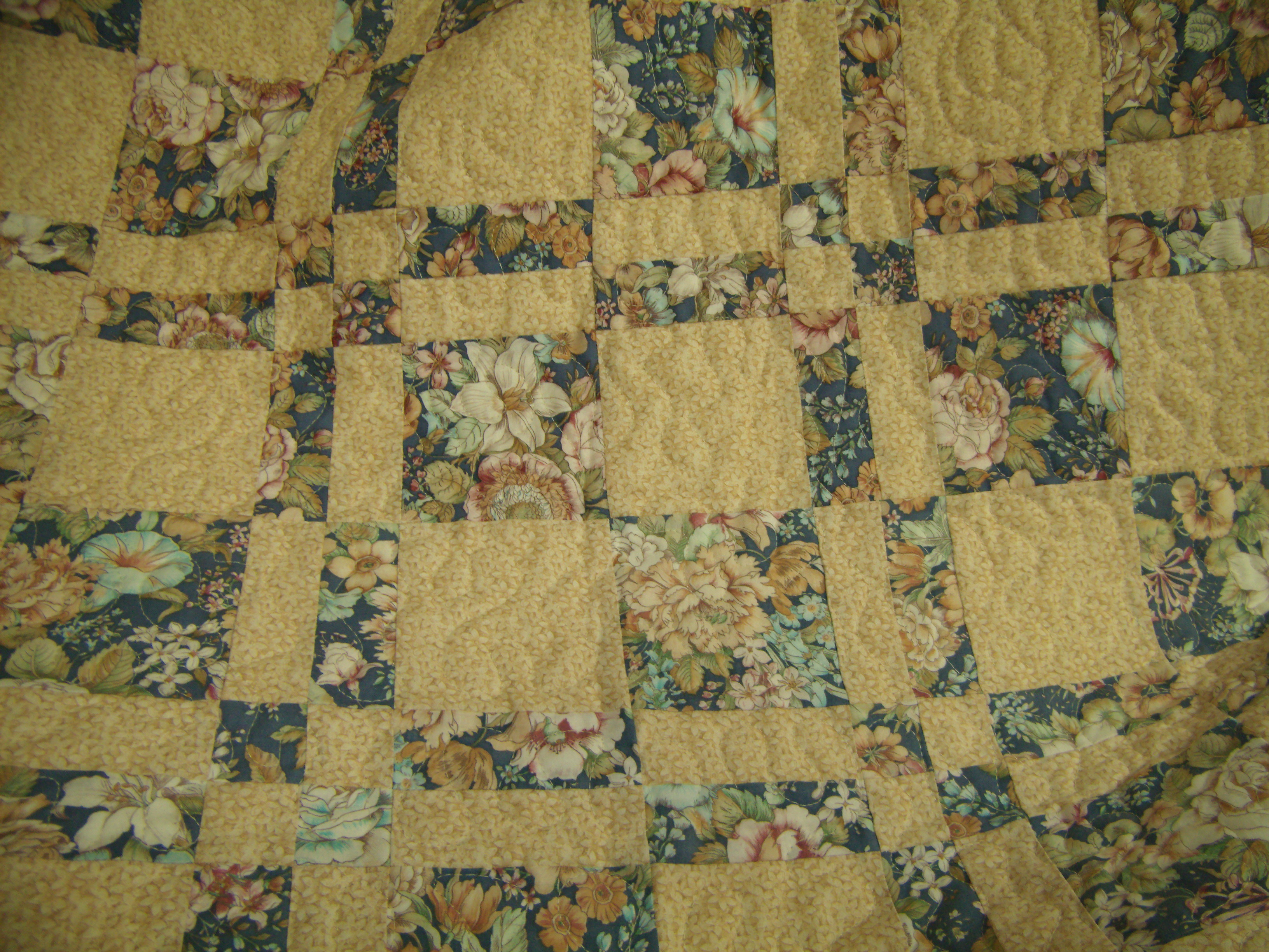 Four Patch Quilt Pattern Disappearing